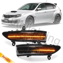 2X For Subaru Impreza WRX STI Legacy Outback Tribeca Forester 2009 2010 Dynamic Side Mirror Indicator Lamps Turn Signal Lights