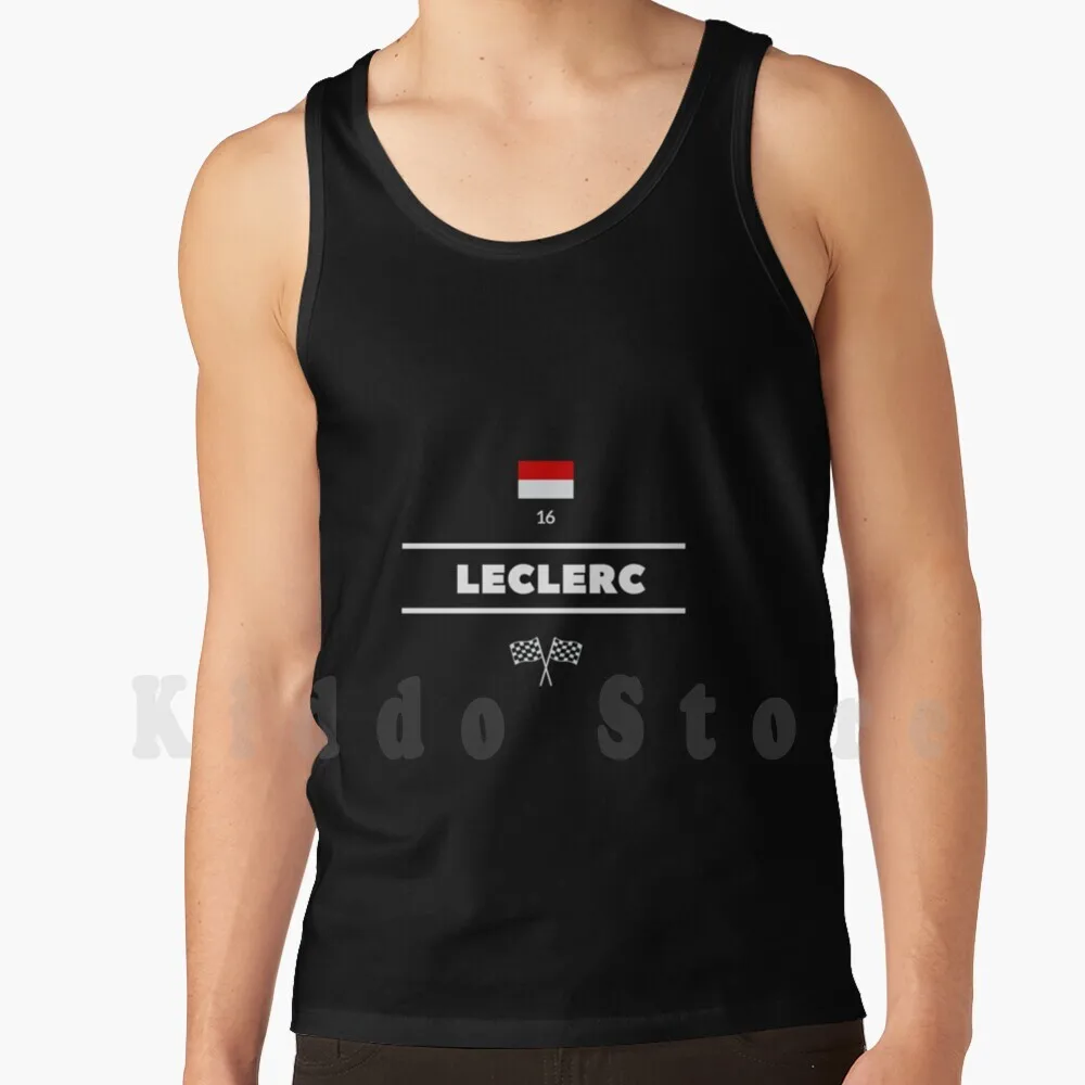 Leclerc Collection 2 Tank Tops Vest Sleeveless Leclerc Leclerc Monaco Motor Racing Racing