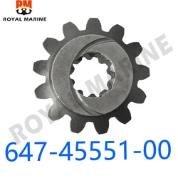 647-45551 PINION GEAR For Yamaha Outboard Engine 8HP 8A 8B ,Teeth 13T ;647-45551-00
