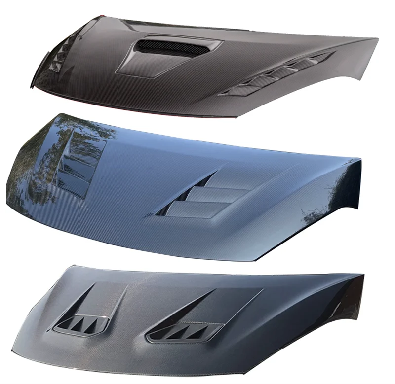 

High Quality Carbon Fiber Front Bumper Engine Hood Vent Cover Fits For HONDA GR9 FIT/JAZZ 2021 2022