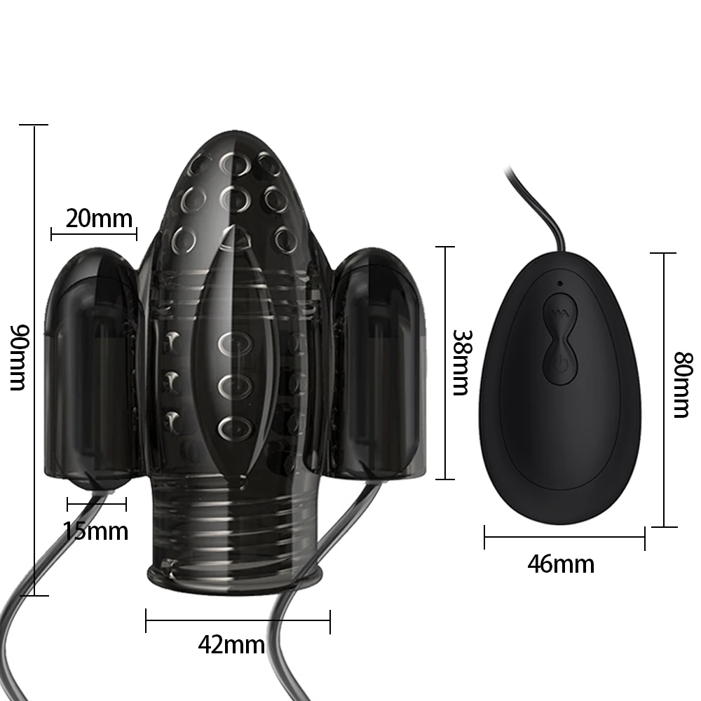 Glans Powerful Vibrator Penis Trainer Sleeve Sex Toys for Men Penis Stimulator Delay Ejaculation Male Masturbation 20 Speeds