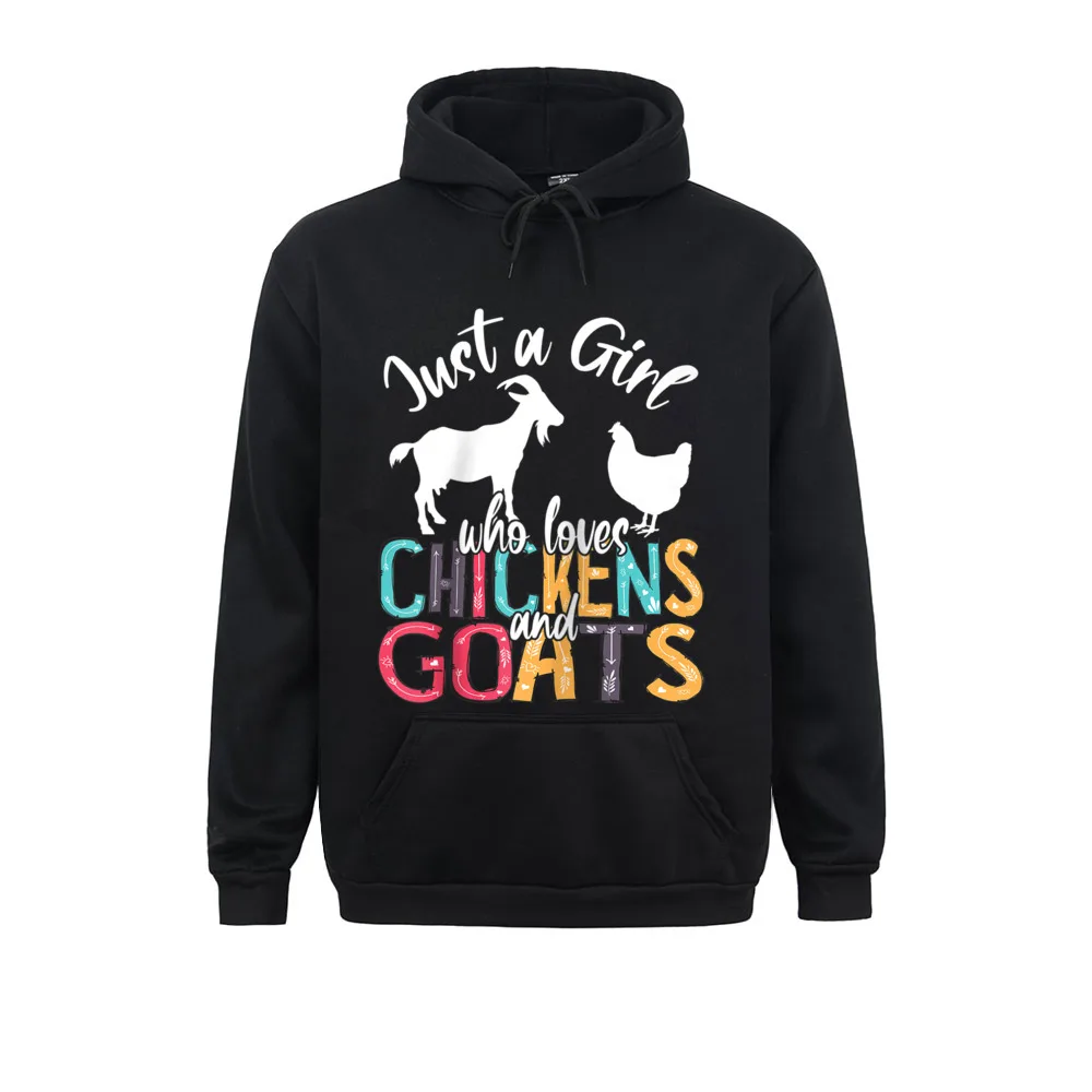 

Slim Fit Long Sleeve Hoodies Hoods Men SweatshirtsCute Just A Girl Who Loves Chickens Goats Farmer Gift Raglan Baseball Hoody