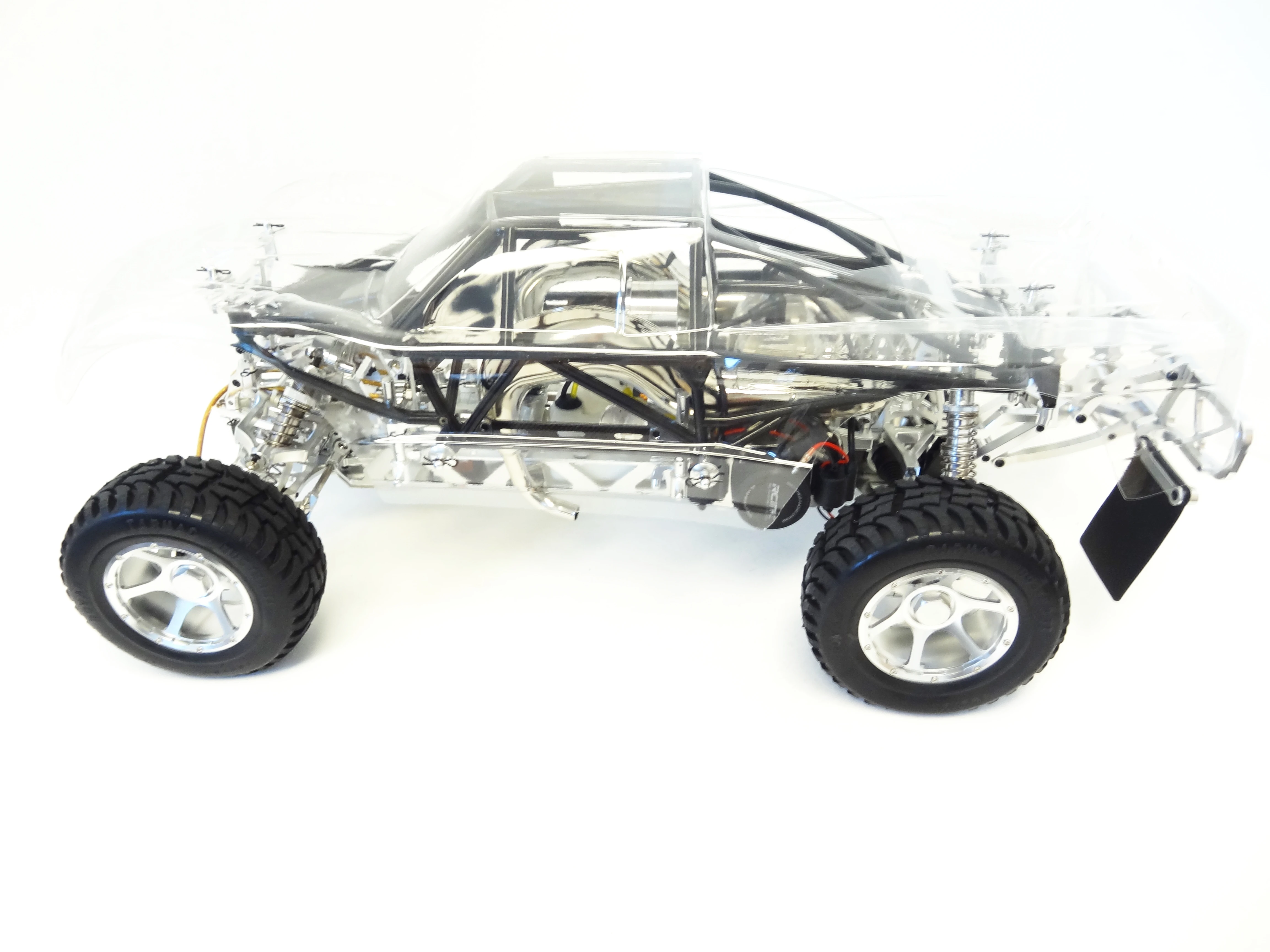 กรงม้วนพลาสติกภายในสําหรับ HPI 5T 5SC Rovan Terminator หรือรถบรรทุก King Motor T1000