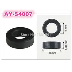 Free shipping wholesale 100unit fuel inejctor rubber seals orings for 195500302 (AY-S4007,16*9*5.86mm)