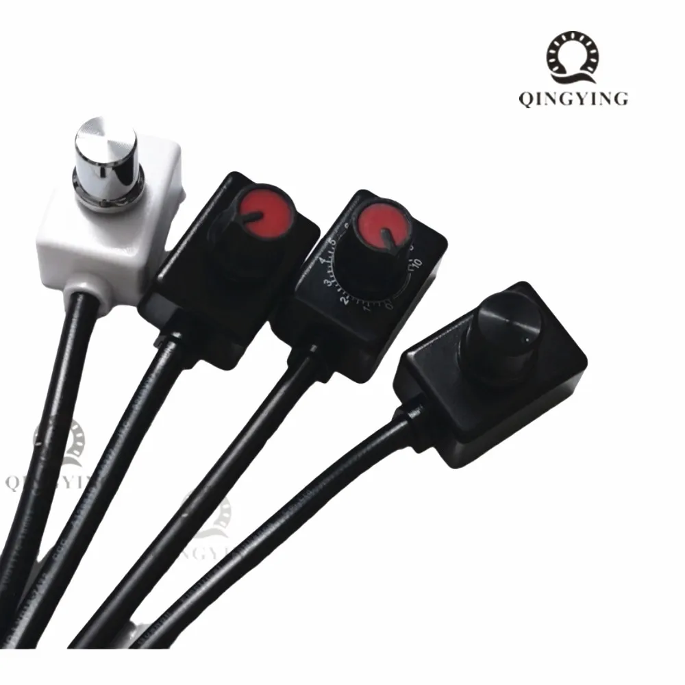 No Power Request DC 0/1-10V Mini Knob Dimmer Controller Rotary Switches PWM Singal for Controlling SIngle Dimmable LED Lights