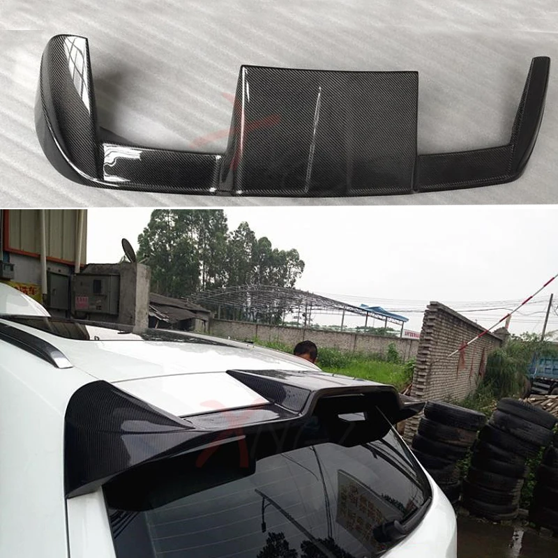 

Carbon Fiber Spoiler For Audi Q5 SQ5 2013 2014 2015 2016 High Quality Brand New Carbon Fiber Rear Roof Spoiler