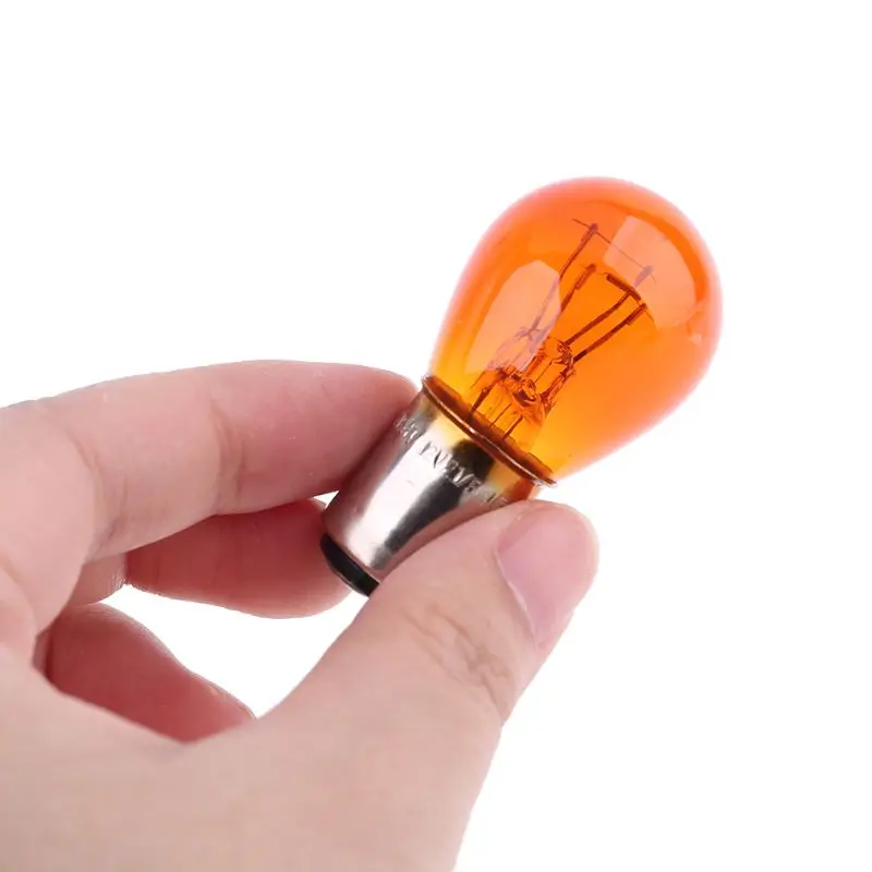 2 قطعة BAY15D 1157 P21/5W S25 12V سيارة واضح الزجاج مصباح الفرامل الذيل لمبة سيارة مؤشر الهالوجين مصباح توقف الفرامل لمبات 12v