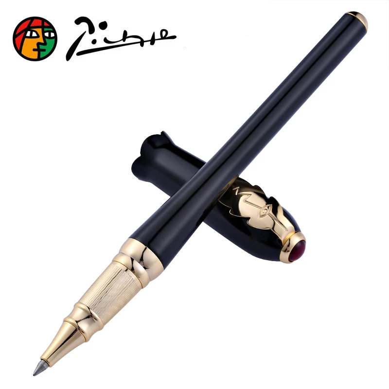 Picasso  986 Irene Metal Rollerball Pen Fine Point 0.5mm Signing Pen Beautiful Leaf Clip Writing Pen for Office Business