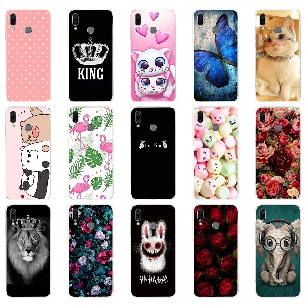 for Huawei P Smart Z Case Silicone Back Protective Cover Soft TPU Phone Case For Huawei P Smart Z PSmart  PSmartZ Case 6.59