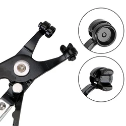 Universal Auto Tools Kit for Water Pipe Hose - Flat Band Ring Tube Clamps Repair Kit for Motorcycle Truck Trailer Car