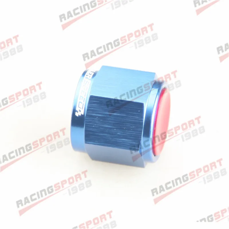 

Aluminum 10AN -10 AN AN10 Flare Cap Caps Block Off Fitting Red/Blue