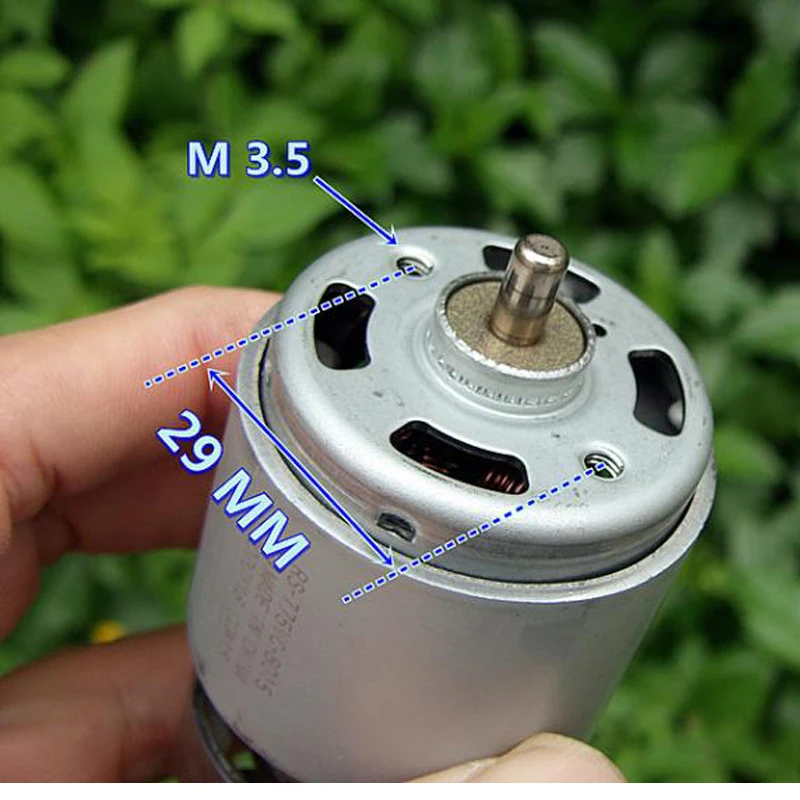Imagem -05 - Motor Alto Torque Dc18v 18200rpm Alta Velocidade Violência Power Tool Motor Rs775vc8015 dc