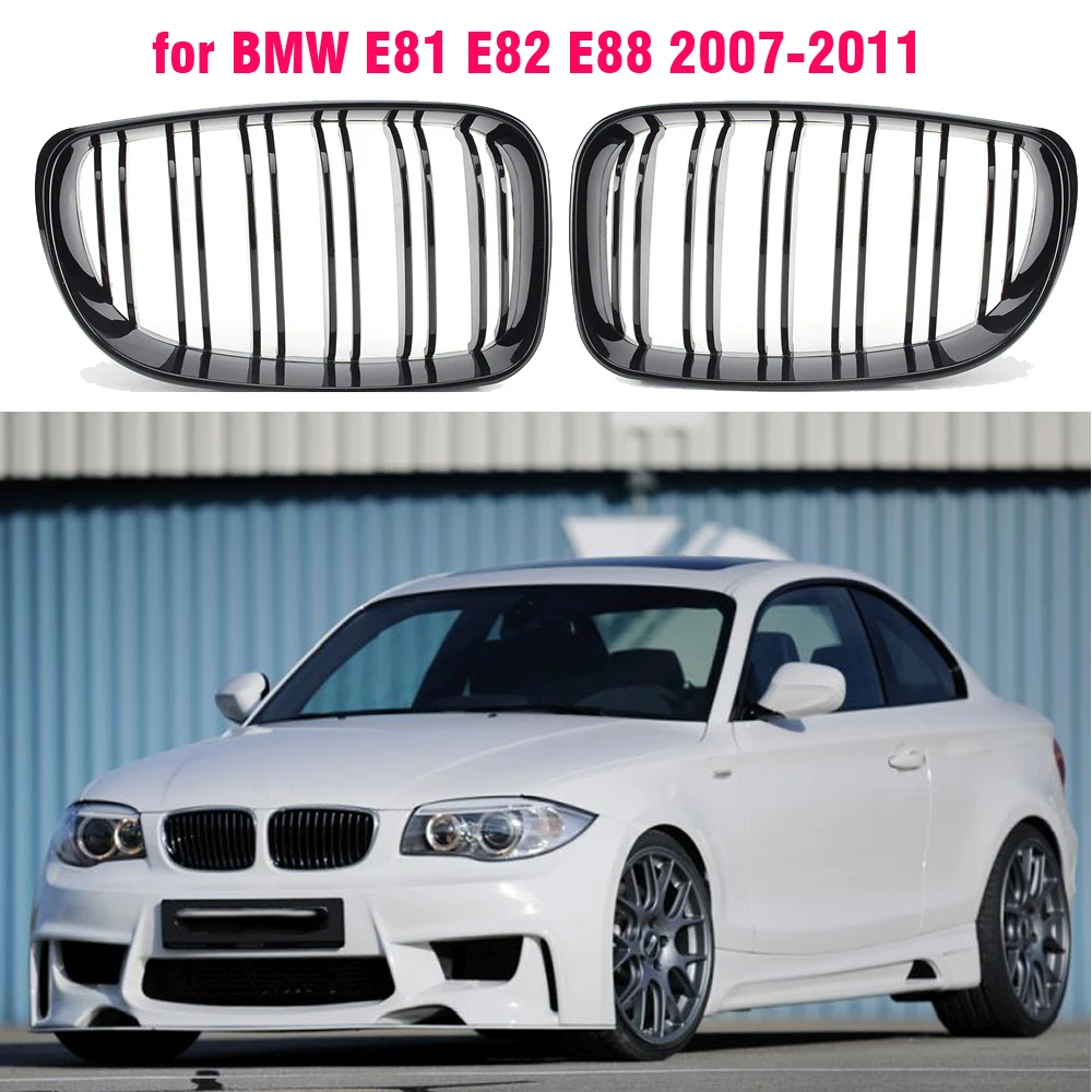 

Решетка гриля Передняя Центральная черная для BMW E81 E82 E88 1-Series 2008 2009 2010 2011 2 двери 4 двери 120I 128I 130I 135I