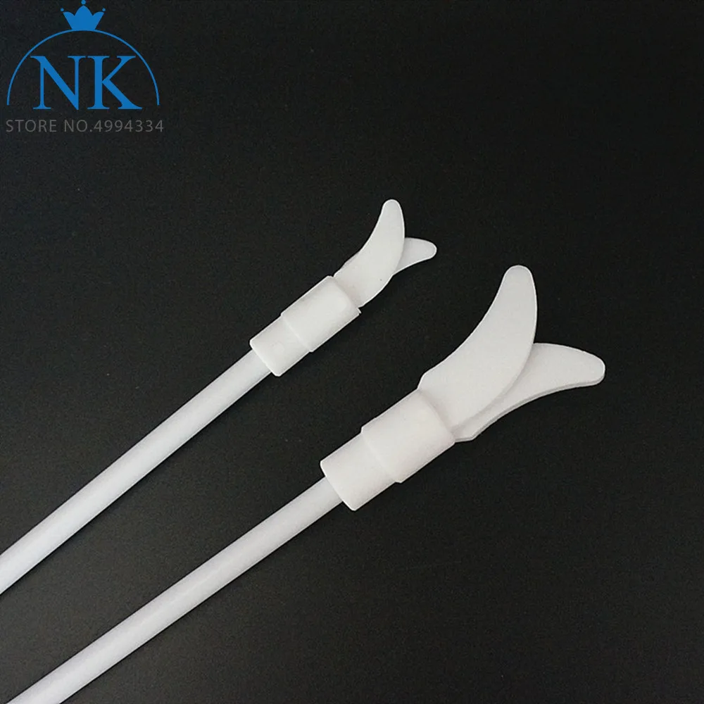 1PCS PTFE 250mm to 700mm stirring paddle  stirring potstick rods for school lab experiment