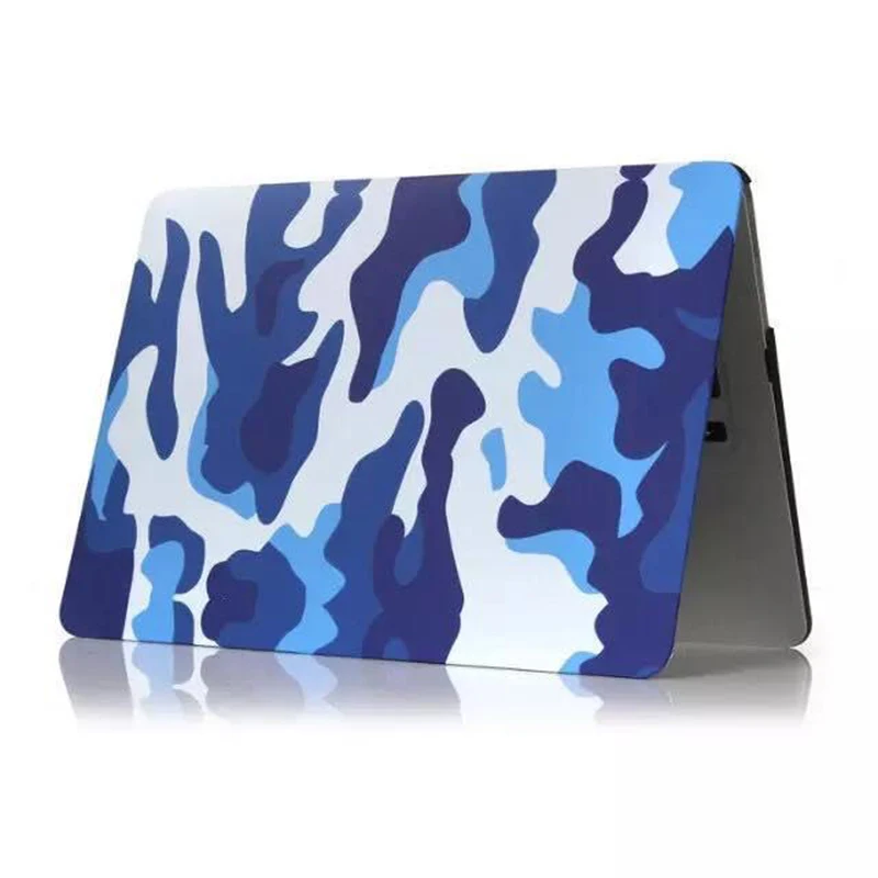 Camouflage Series Pattern Laptop Cases for Macbook Air Pro Retina 11 13 15Inch Mac Book Protective Case Cover with Radiator Hole