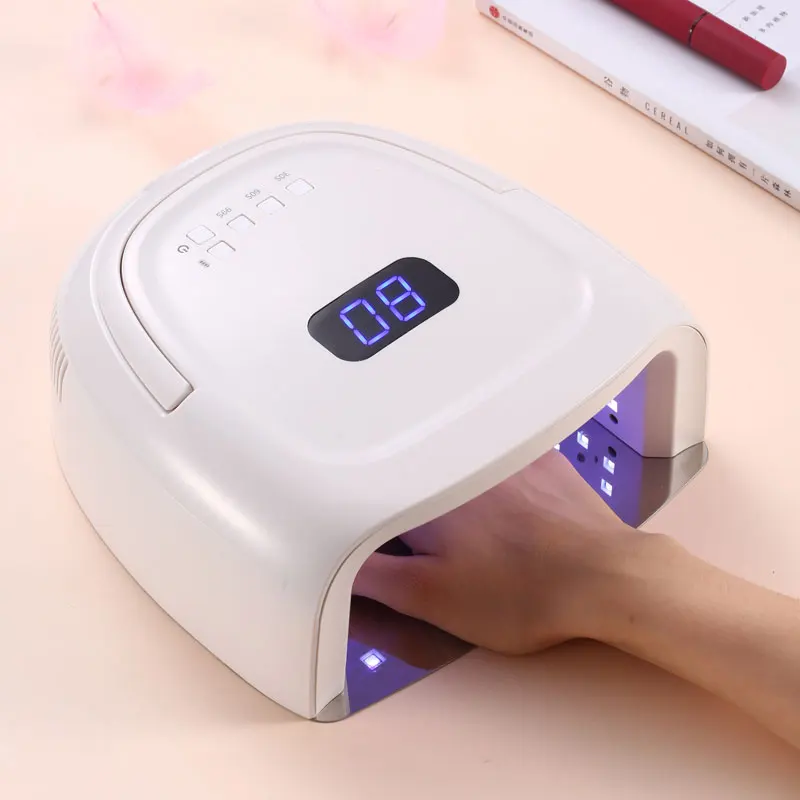 Secador de unhas artístico, lâmpada led uv recarregável, bateria grande, tela lcd, esmalte gel, arte de unha, sem fio 60w, nova, 2020