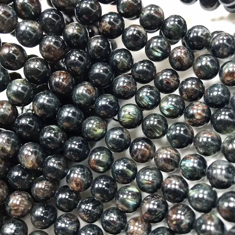 

Amphibolite round 6/8/10/12mm loose beads nature for making jewelry necklace 38CM FPPJ wholesale