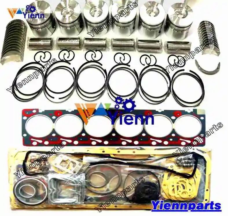 

For Cummins 6BT Overhaul Rebuild Kit 5.9L 12V Engine DODGE RAM PICKUP Excavator Tractor Laoder Diesel Engine Parts