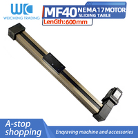 600mm MF40 Sealed Synchronous Belt Electric Slide With Motor Linear Guide Rail Slide Module High-Speed Photography Suit CNC Part