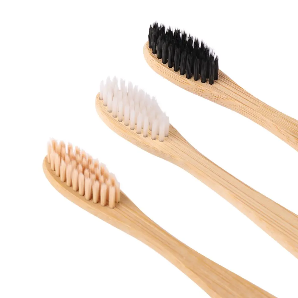 Fashion Wooden Oral Care Soft Fibre Hair Teeth Brush Eco-Friendly Bamboo Toothbrush