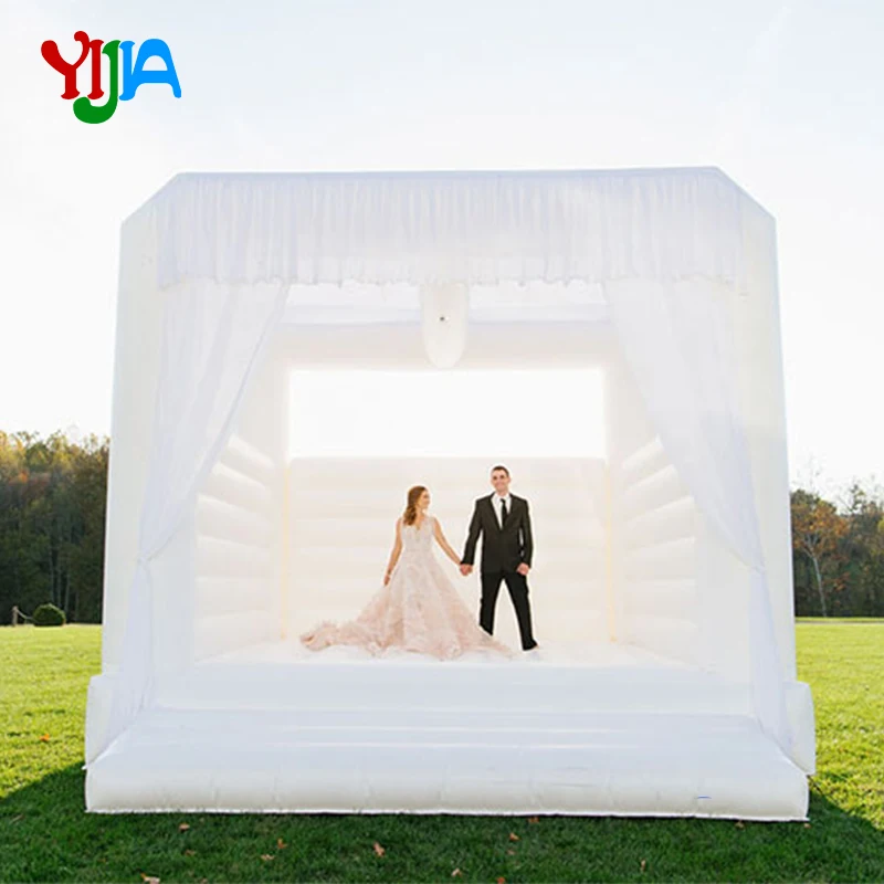 

New Outdoor Inflatable White Bounce House Kids/Adult Inflatable Party Jumping Bouncey Castle For Party Wedding