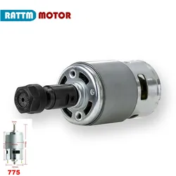 20000rpm 12-24V 775 DC Spindle Motor + ER11 Extension Rod Ball Bearing for CNC 1610 (Pro) / 3018 (Pro)