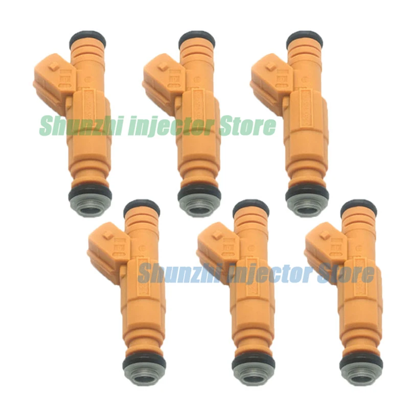 6PCS Fuel Injector Nozzle For 87-98 JEEP 4.0L REPLACE OEM:0280155710 0 280 155 710