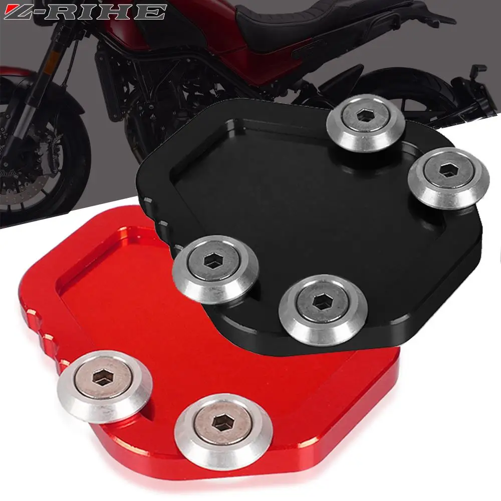 

Motorcycle Side Stand Enlarger Plate Kickstand Enlarge Extension For Benelli leoncino 250/500 BJ250 BJ300 BJ302 BN250 BN300 302