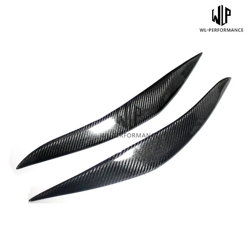 F10 F18 Carbon Fiber Headlight Brows Car Styling for Bmw 5 Series F10 F18 Car Body Kit 520i 525i 530i 535i 1-17