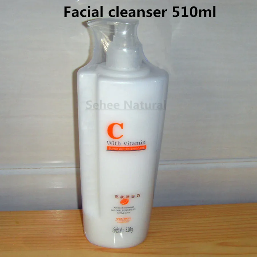 

L-vitamin C VC Essence Treatment Care Facial Cleanser/Massage Cream/Toner Set Beauty Salon Equipment OEM