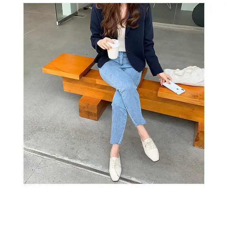 Blazers Women Solid Single Breasted Short All-match Simple Coat Elegant Long Sleeve Leisure Spring Blazer Fashion Korean Style