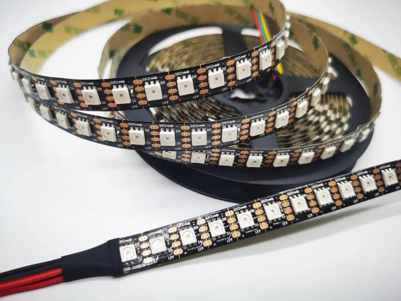 DC12V  96led/m GS8208 digital led strip  SK6813 breakpoint resume RGB Address 5050RGB Full Color  LED Strip
