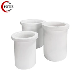 POTIE 5KG 5.5KG 6KG Quartz Melting Cup Induction Furnace Crucible Ceramic Outer Shield Graphite Matched Smelting Tool