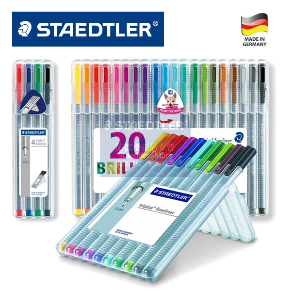 

Немецкая цветная гелевая ручка STAEDTLER 334 SB20 гелевая ручка 4 | 10 | 20 цветов секретная гелевая ручка GD награды продукт 1 комплект