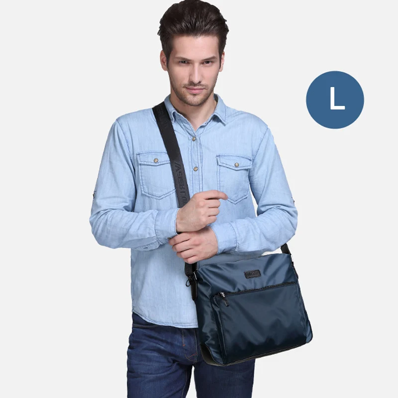 New Men\'s Shoulder Bag British Fashion Casual Style High Quality Design Multi-function Large Capacity Messenger Bag Men XA28C