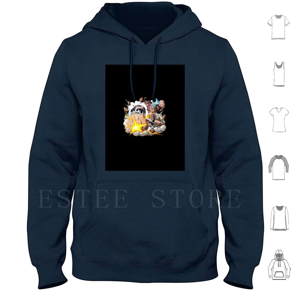 Angry Franky Hoodies Funny Monkey D Luffy Manga Japanese Series Anime Hate Adventure Smile Angry Sexy Beauty