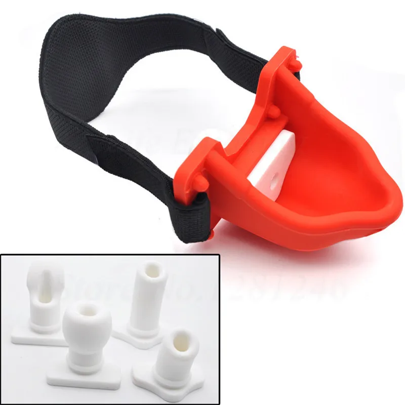 Silicone Piss Urinal Mouth Gag Bondage Harness Belt With 4pcs Gag Ball Mouth Bite Plug Slave BDSM Sex Toys For Male and Female