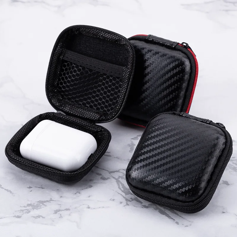 Eva Bag Earphone Storage Holder Bluetooth Small Earphone for Airpods Protective Box Data USB Cable Packaging TF Cards Case