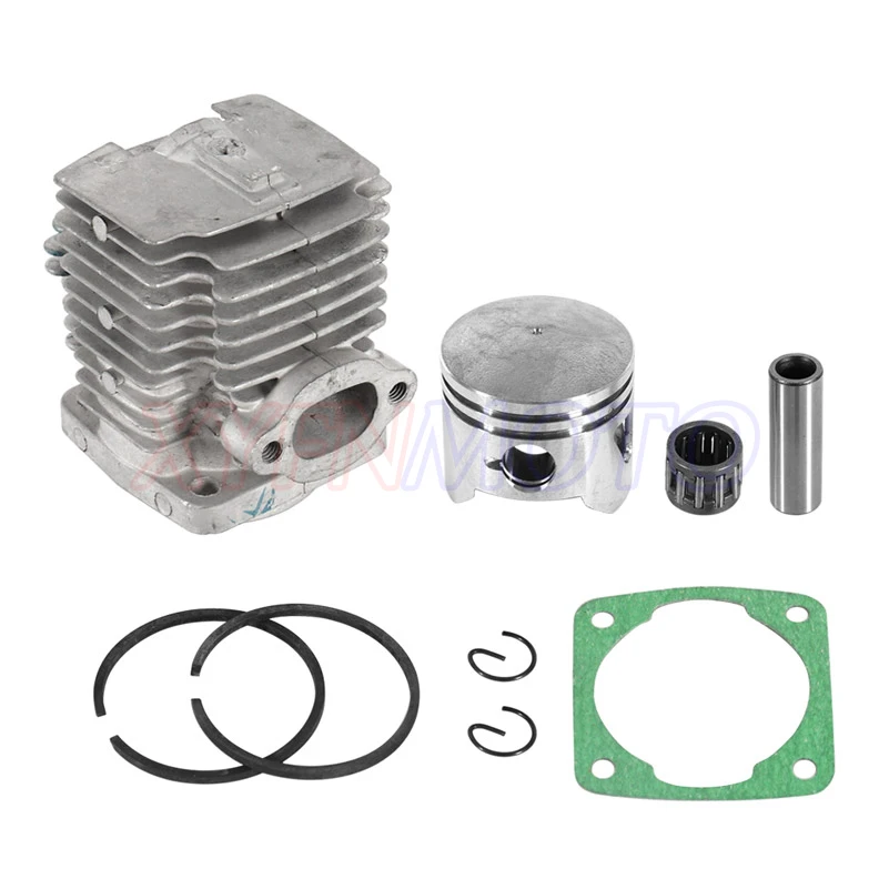 44-6 Engine Cylinder Head With 44MM Piston kit for 2 stroke 49cc Mini Dirt bike Mini ATV Quad Pocket bike Piston Ring