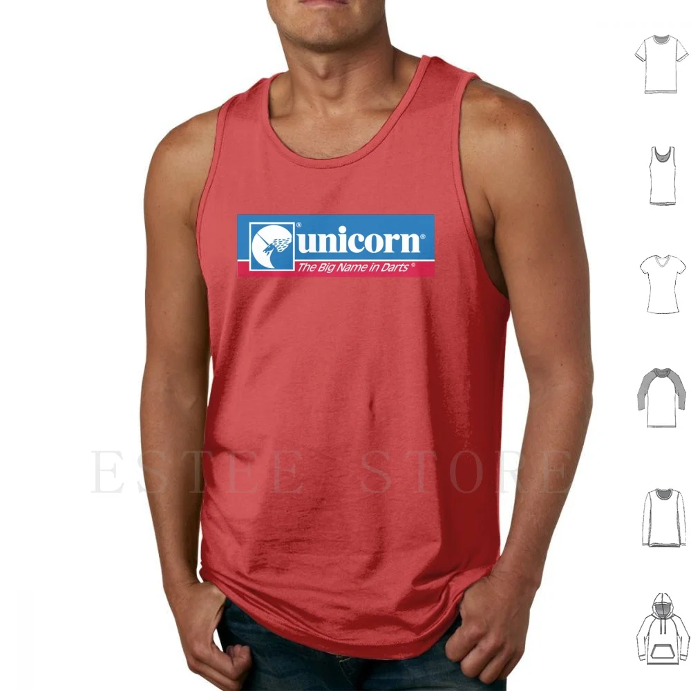 Unicorn Darts Tank Tops Vest Sleeveless Darts Axe Throwing Bullseye Dartboard Axe Thrower Dart Throwing Darts Player