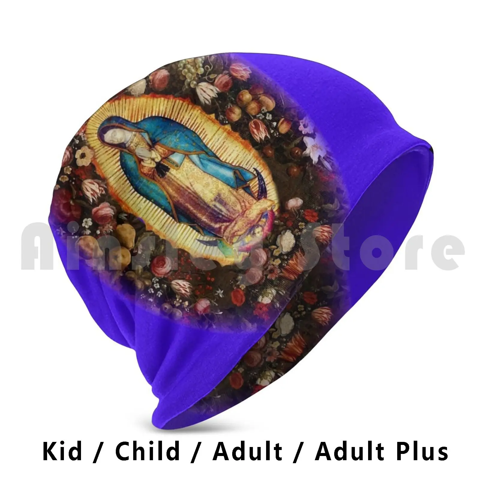 Our Lady Of Guadalupe Mexican Virgin Mary Mexico Aztec Tilma 20-102 Hat 2384 Hat Guadalupe