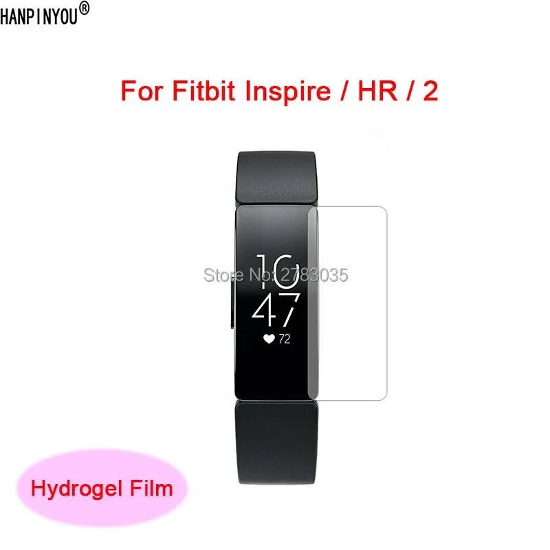 For Fitbit Inspire / HR / 2 Band Clear Anti-Scratch Soft TPU Hydrogel Screen Protector Protective Film Guard -Not Tempered Glass