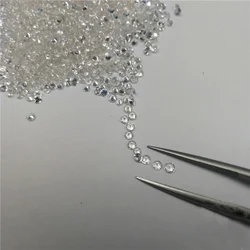 VANTJ 100% Natural Diamond Loose Gemstone Round 2mm  2pcs FG \ VS \ VVS Good Cut diamond for Fine Jewelry Wholesale