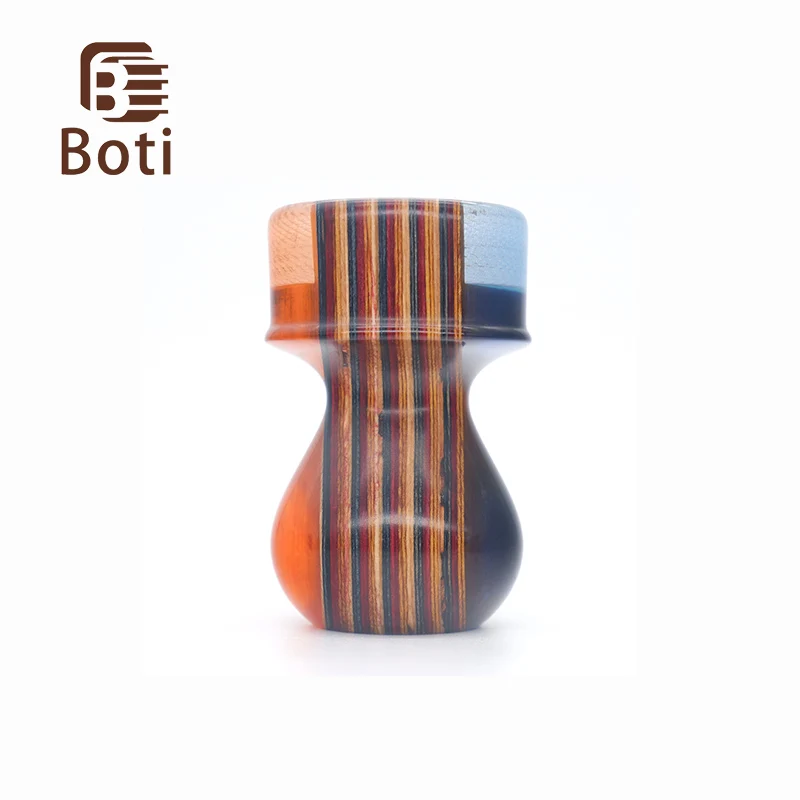 Boti Brush-Sunset And Sea Series Handmade High Quality Resin -Wood Handle Shaving Brush Kit Men's Beard Tool