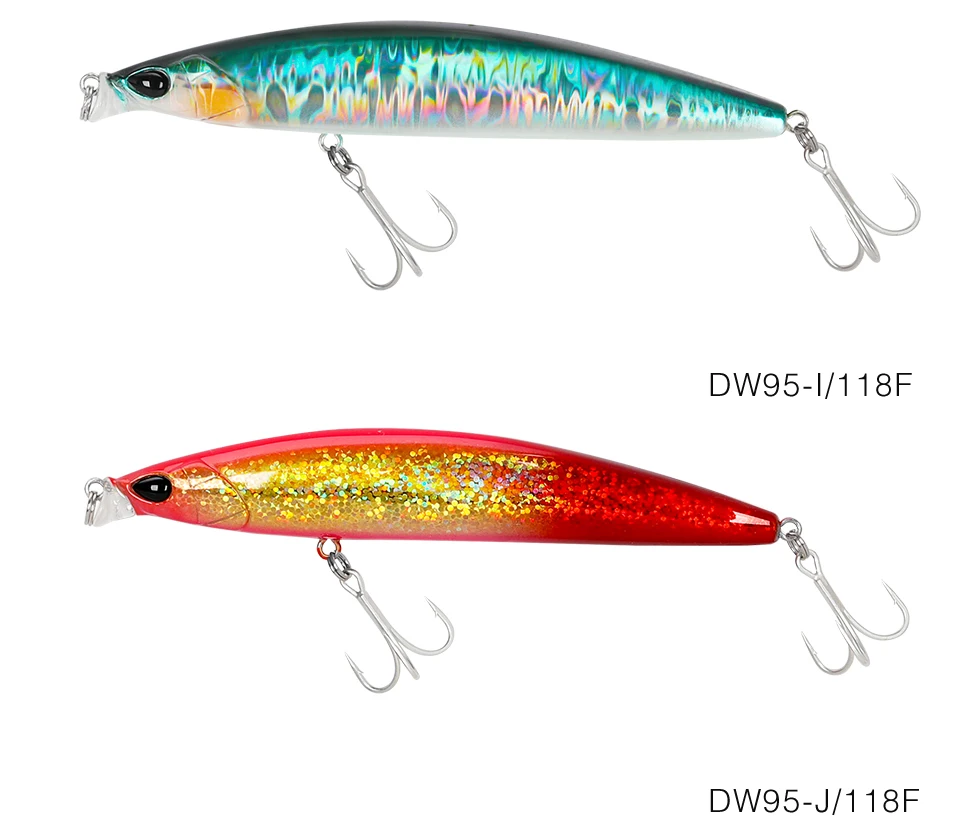TSURINOYA Meeresfischköder 118F Shallow Range Floating Minnow 118 mm 19 g DW95 Long Casting Magnet Gravity System Harter Köder – Detail 18