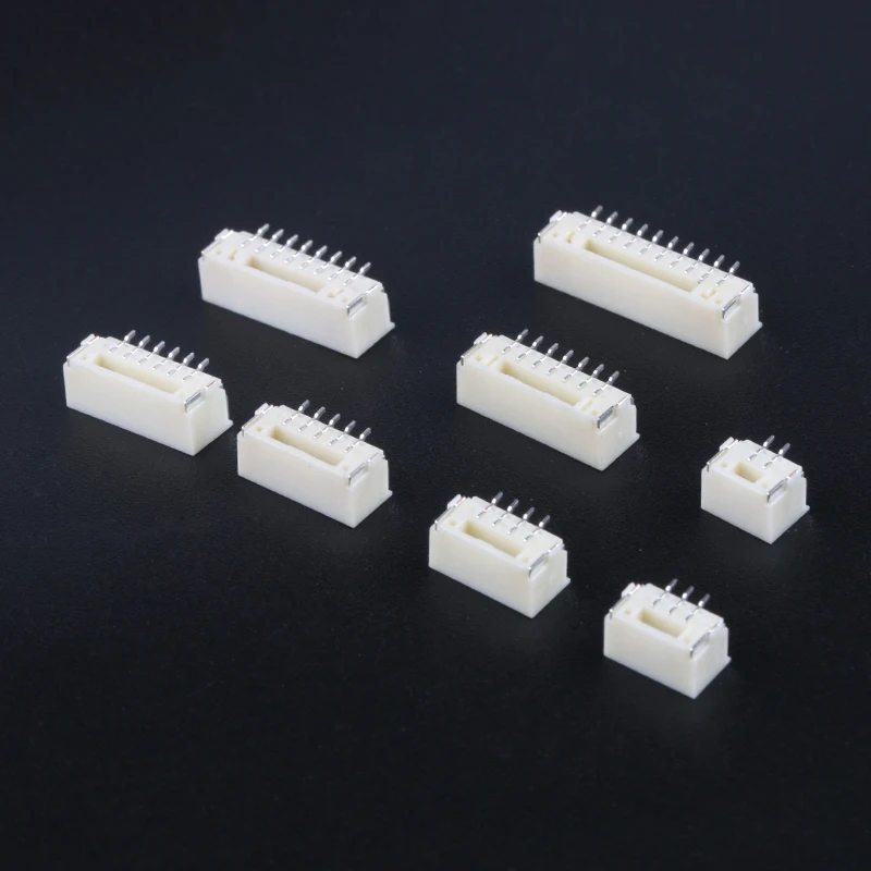 20pcs GH1.25 1.25mm vertical paste connector with buckle and lock connector spacing 2P/3/4/5/6/7/8/10P