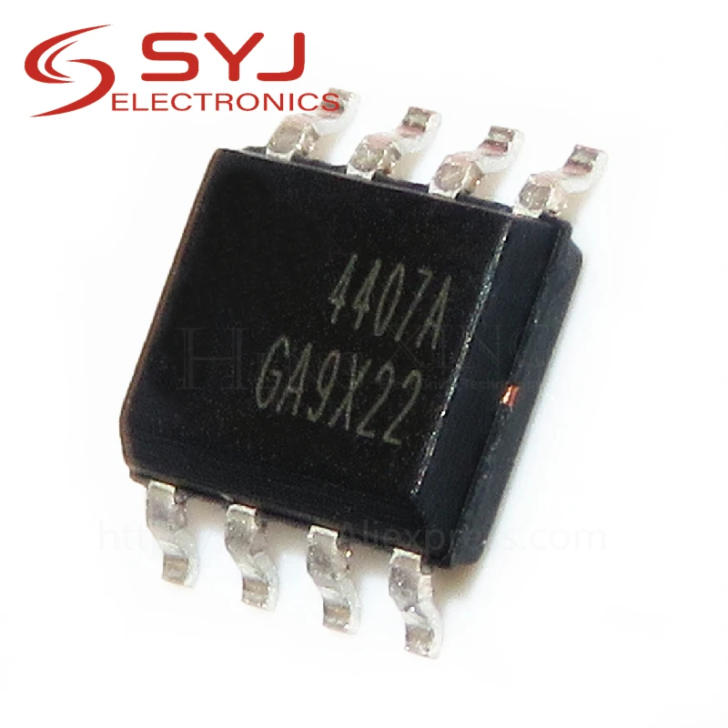 10pcs/lot AO4407AL AO4407A AO4407 4407A 4407 SOP8 30V 12A P-Channel MOSFET In Stock