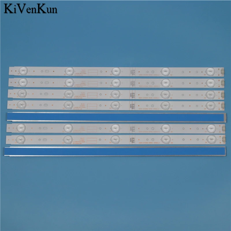 TV Lamp LED Backlight Strips For Telefunken TF-LED43S27T2 Bar line Kit LED Band Array 5800-W43001-5P00 VER02.00 5800-W43001-3P00