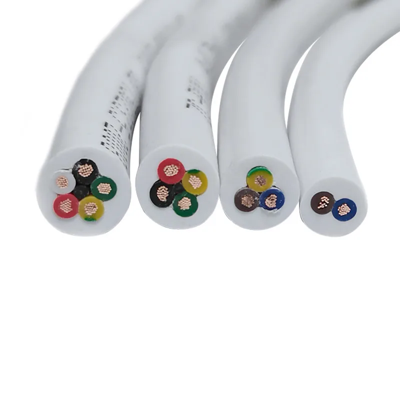 Imagem -06 - Fio Macio Branco do Controle da Bainha do Pvc Núcleo Puro do Cobre Cabo Macio do Sinal Rvv 18awg 20awg 17awg Núcleos Núcleos Núcleos 100 m