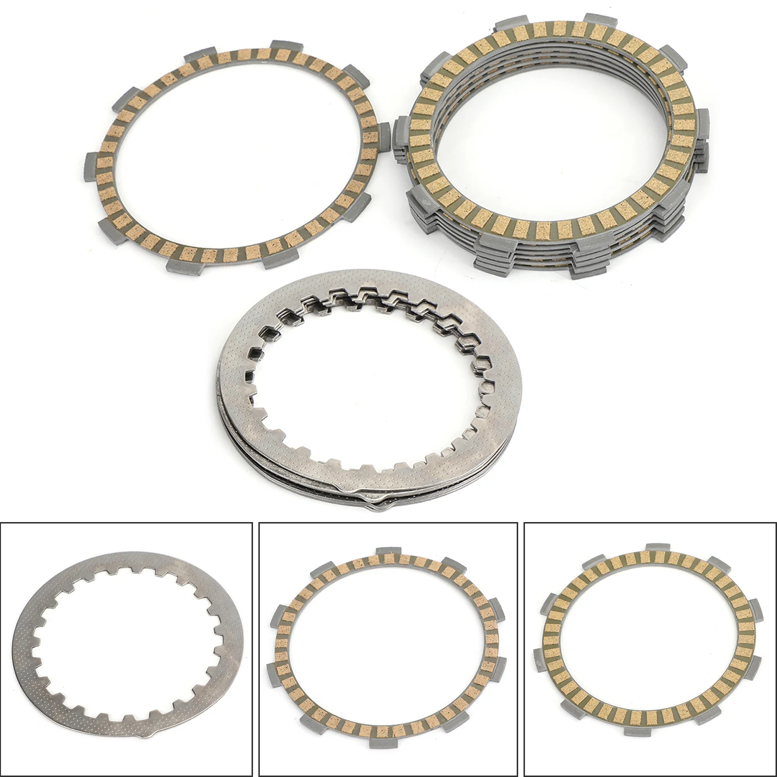 Topteng für Yamaha DT SDR TDR TZR 125 200 DT125 DT200 DT230 TDR125 TZR125 SDR200 YFS200 Kupplungssatz Eisen- und Reibplatten